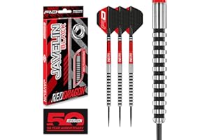 ‎RED DRAGON RED DRAGON Javelin Black Series Profi Dartpfeile Steeldarts Setmit Flights und Schäfte