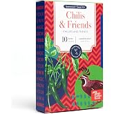 Chiles &amp; Companions - 10 Varieties of Open Pollinated Chili Peppers and Herbs - Exotic &amp; Spicy - Starter Seed Kit