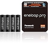Panasonic eneloop pro, pile Ni-MH prête à l'emploi, AA Mignon, pack de 4, emballage utilisable comme étui de rangement, min. 
