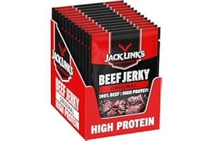 Jack Link's Beef Jerky Original - Dried beef jerky - Rich in protein - 12-pack (12 x 25g) 25g