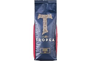CAFFE TROPEA Caffè Tropea Roasted Whole Espresso Coffee Beans 1kg | Arabica Coffee Beans & Robusta Coffee Beans Italian Espresso Blend | Medium Roast Coffee Beans | Dark Roast Coffee Beans | for All Machines