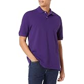 Amazon Essentials Men's Standard Fit Short Sleeve Pique Cotton Polo Shirt (Available in Plus Sizes)