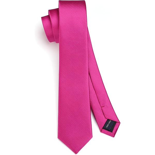 Cravatta Uomo TopTie Rosa – 57 Pollici, Poliestere, Fodera In Cotone – Elegante Per Matrimoni E Occasioni Formali - 2