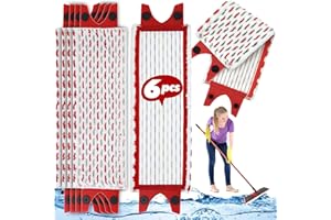 YSWOVUO 6 Pezzi Mocio Revolution Panni Ricambio Compatibile con Vileda Ultramax/UltraMax Plus/Easy Wring UltraMax, Ricambio Panno Pavimenti Compatibile con Vileda