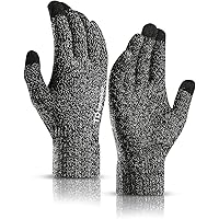 TRENDOUX Gants d'hiver en Tricot avec écran Tactile pour Homme et Femme Texting Smartphone Conduite