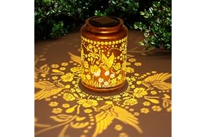 CENUMIIA Christmas Gifts for Women Birthday ,Hummingbird Solar Lanterns Garden Ornaments Outdoor, Unique Gifts for Mum Grandma Women, Metal Solar Lanterns Outside for Yard, Patio, Backyard, Porch