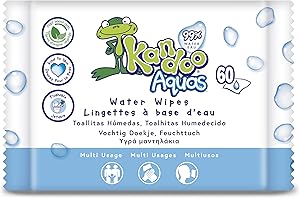 Kandoo Pack de 60 Lingettes Toilette Multi-Usage 99 % Eau Aquas