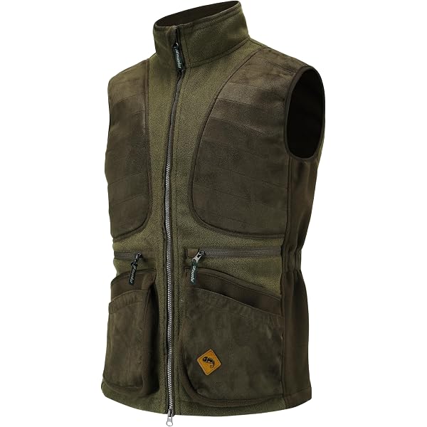 Gilet Smanicato Da Caccia Fratelliditalia.org - Cordura Verde, Idrorepellente E Antistrappo