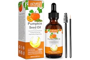 NVXNMSD Aceite de Semillas de Calabaza orgánico Pumpkin Seed Oil para el crecimiento del cabello - Aceite de calabaza sin refinar para el cabello, la piel, la cara, nutritivo y fortalecedor