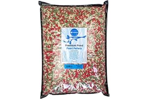 STARMER aquatic feed Koi carp pellets floating fish food mixed ultra low density / 15ltr