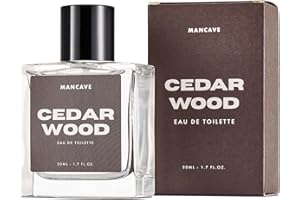 ManCave Cedarwood Fragrance Spray, Eau De Toilette for Men, 50ml, Woody Mens Perfume with Pine & Rosemary, Aftershave Gift for Him, UK Formulated EDT Fragrance