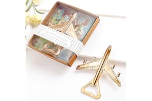 ATP MODERN Abrebotellas de Avión |Decoración de Aviónes |Regalo de Cumpleanos para Veteranos Pilotos Entusiastas de Viajar o Amadores de Aviación |Una Caja de Regalo Adorable |Novedad (Avion)