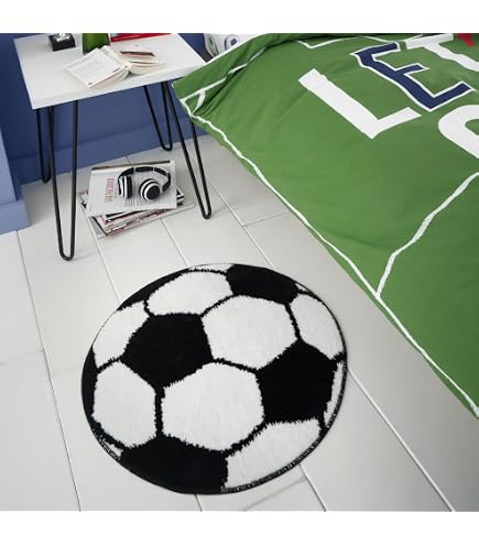 Tapis De Football TYKTZXY 140x200cm - Décoration Sportive Pour Chambre Enfant - Vert