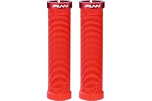 Funn Hilt Poignées de Guidon VTT avec système de Verrouillage Simple, légères et ergonomiques, avec Un diamètre intérieur de 22 mm, poignées de Guidon de vélo Uniques avec Motif