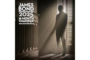 James Bond 2025 Square Calendar