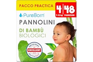PureBorn Eco Organic Bamboo Nappies