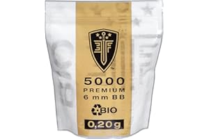 ‎ELITE FORCE Elite Force Luftgewehr Kugeln, 6 mm, 0,20 g, weiß, Zip-Beutel für Luftdruck Waffen, Munition, 5000 Stück