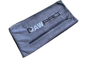 DanRaw Pro Gym Sweat Towel - Premium Quality, Microfibre, Quick-Dry Fitness, Yoga, Running, Gym Towel for Ultimate Workout Comfort, (40 x 60 cm, Dark Grey)