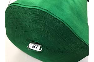 FYVIE STAR FABRICS Felt Craft Fabric A Variety of Over 100 Colours Sold per metre 44" - 112cm Wide (Emerald Green– Colour 81) (1 Metre)