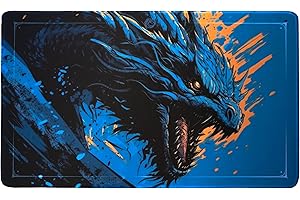 SPELLBOUND GEAR MTG Spielmatte „Blue Dragon“ - Kompatibel Mit: Magic The Gathering, YuGiOh, Pokemon - TCG