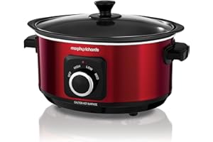 Morphy Richards Slow Cooker Sear and Stew 460014 3,5 l, Rot