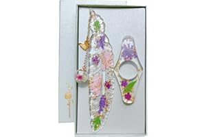 Famweylami Set de Marcapáginas y Soporte para Página de Libro, Regalo para Mujeres, Delicado Accesorio de Lectura, Perfecto para Maestras, Profesora, Amantes de los Libros, Niñas, Madres y Abuelas