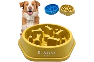 EL ÁTICO PETS Comedero Perro Antivoracidad. Comedero Antiansiedad y Antiestres para Perros Ansiosos. Controla la Velocidad de Alimentación. Reduce el Estrés y Disfruta de una Digestión Saludable