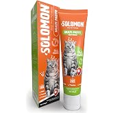 Solomon Multi Paste 100 Gr Immune System Supporting Hairball Formation Blocker for Cats 18 Different Vitamins