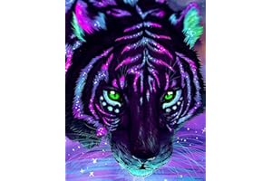 Bougimal 5D Bordado Diamante Tigre Kit Pintura Diamante Kits Craft Fotos para Decoración Hogar Pared 40 X 50 cm