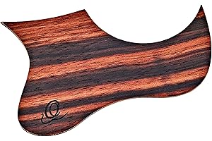 Ortega Guitars Pickguard für Ukulele - gestreiftes Ebenholz für CC & SO (OWPSC-EB)