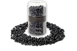 IPEA Sassi Decorativi Neri per Giardino, Vasi, Acquario - 1 Kg - Pietre colori Misti con Dimensioni 8/10 mm - Ciotoli Piccoli da Esterno per Decorazione, Cortile, Artigianato - Sassi Naturali