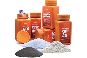 Dan&Darci Rock Tumbler Grit Refill Kit - 3.5 Pounds Grit Media + Poly Plastic Pellets - Polishing Media for Any Brand Tumbler - Rock Tumbling Supplies