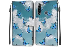 BETUNISTOY Funda para Xiaomi Redmi Note 8 (2019/2021), Funda Piel con Tapa Suave TPU y Cuero de PU Tipo Libro Billetera Resistente a los Golpes Carcasa para Redmi Note 8