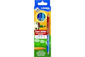 LYRA Super Ferby Duo - Etui 6 crayons de couleur