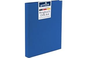 goldbuch 37916 Bella Vista, album fotograficzny 26 x 32 cm, fotoksiążka z lnu, segregator na zdjęcia do samodzielnego ozdobienia i wypełnienia, format DIN A4, idealny na podróż i urlop, niebieski