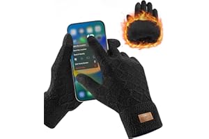 HIYATO gants hiver homme, Gants d'écran tactile chauds avec doublure intérieure douce, gants thermiques pour homme et femme
