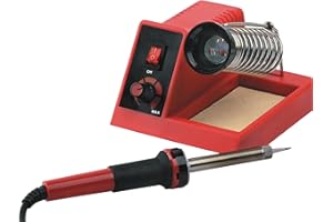 ETT McPower Estación de soldadura | MLS-58 | 150-450°C, 58W, incluye 2 puntas y 2 herramientas, calentamiento rápido, ideal para electrónica y bricolaje