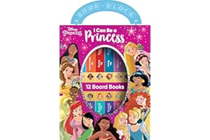 Disney Princess - I Can Be Princess My First Library Board Book Block 12-Book Set - PI Kids: I Can Be a Princess - Anglicized Version!