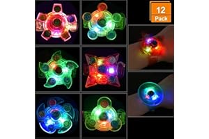Willingood 12 sztuk bransoletek LED, zabawka świetlna, upominek na urodziny dziecka, prezenty dla chłopców i dziewczynek, małe prezenty na Boże Narodzenie, halę, urodziny, imprezę