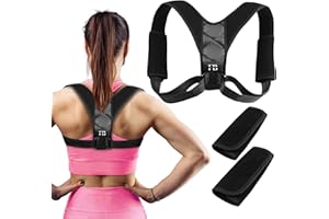 FrenchBack Correcteur de Posture Ajustable – Redresseur de Dos pour Maintien du Dos, Cou et Épaules | Posture Correcteur Homme et Femme, Soulage Douleurs Dorsales et Cervicales