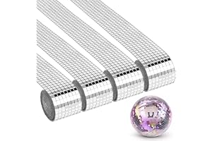 6400 pieces of self-adhesive mirror mosaic tiles for disco balls