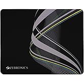 ZEBRONICS MSP-X1 Mouse Pad, for Speed and Precision Operation, Smooth Cloth Surface, Roll and Go, Optimised for All Mouse Sensors, Anti Slip Rubber Ba