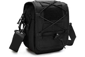 ‎HUNTVP HUNTVP Taktische Umhängetasche Molle Schultertasche Militär Crossbody Bag Wasserdicht Sling Rucksack Multifunktional Messengerbag Crossbag Gürteltasche Bauchtasche für Sport Outdoor Wandern Camping