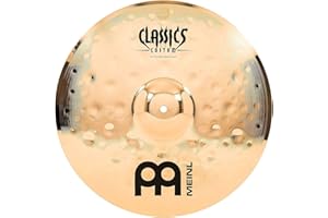 Meinl Cymbals Classics Custom Extreme Metal Crash —16 Zoll (Video) Schlagzeug Becken (40,64cm) B12 Bronze, Brilliantes Finish (CC16EMC-B)