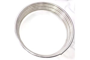 The Stop Shop 16 Ft of 5/16" Stainless Steel Brake/Fuel/Transmission Line Tubing Coil, Grade 304, Made in USA