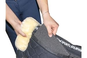 HKM Sports Equipment 68252 Correction Pad de peau de mouton, naturel