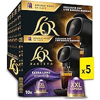 L’OR BARISTA Double Lungo Profondo XXL Aluminium Coffee Capsules (5 X 10 Pods) Intensity 8