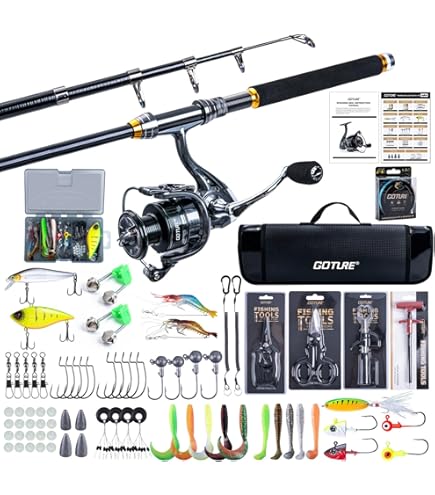 Fishing Rod And Reel Combos, Carbon Fiber Telescopic Fishing Pole Kit With Spinn - View #5
