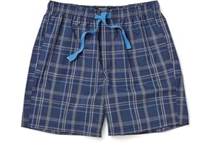 THE SAVILE ROW COMPANY LONDON Men's Luxury 100% Cotton Soft Pyjama Bottom Lounge Shorts