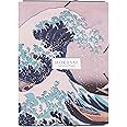 Grupo Erik Hokusai A4 File Folder - 13.4 x 10 inches / 34 x 25.5 cm - 3 Flap Folder - Document Organizer - School Folder - Document Folder - Japanese Stationery - The Great Wave Off Kanagawa